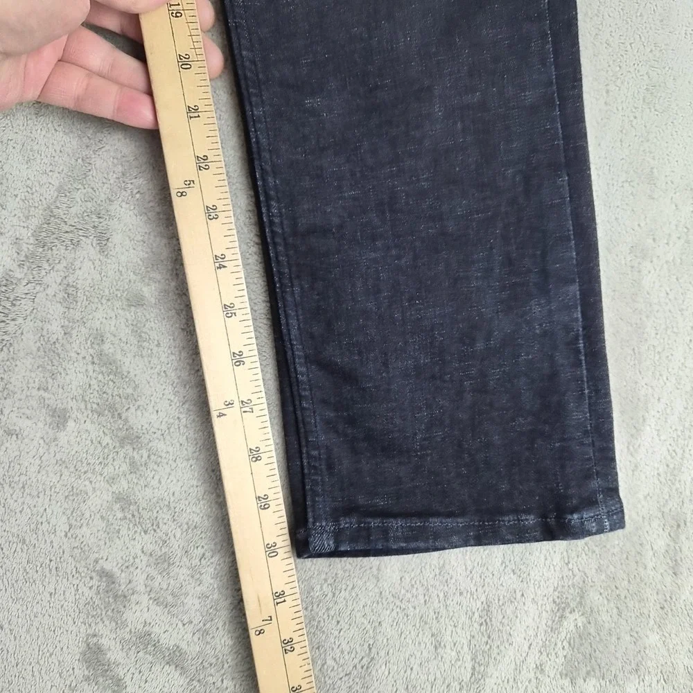 Banana Republic Selvedge Jeans Mens 29x30 Blue Denim Dark Wash Straight Stretch